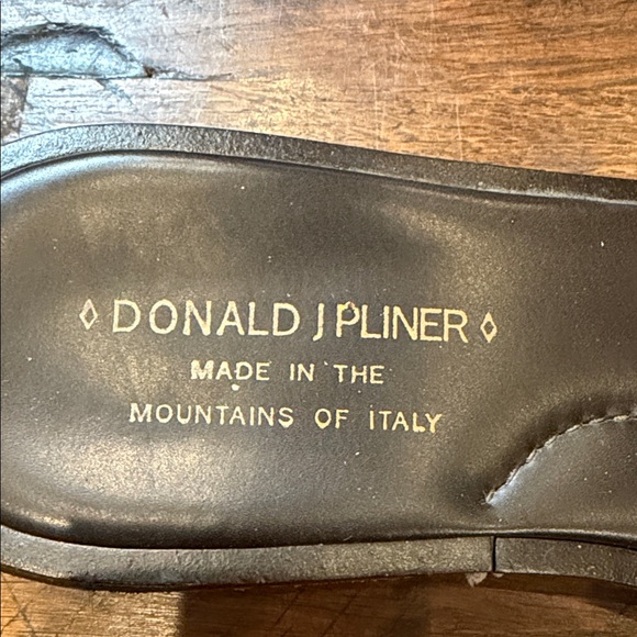 Donald J. Pliner Brown Slide Sandals - Picture 5 of 7